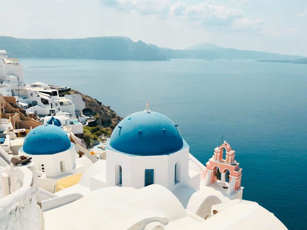 A photo of Greece for the Best time to travel to European cities guide by Handpicked Travel Co.